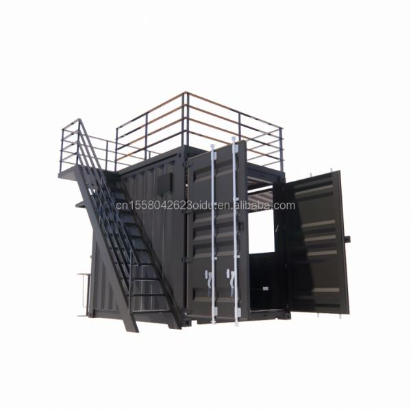 Mini 10ft Pop-up Store Sturdy Steel Frame Container Bar Stall with Galvanized Steel Bending
