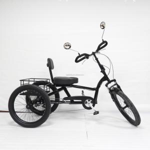 China Aluminum Pedal Motorized Trikes for Adults Popular Design Electrical Cargo Tricycles on sale