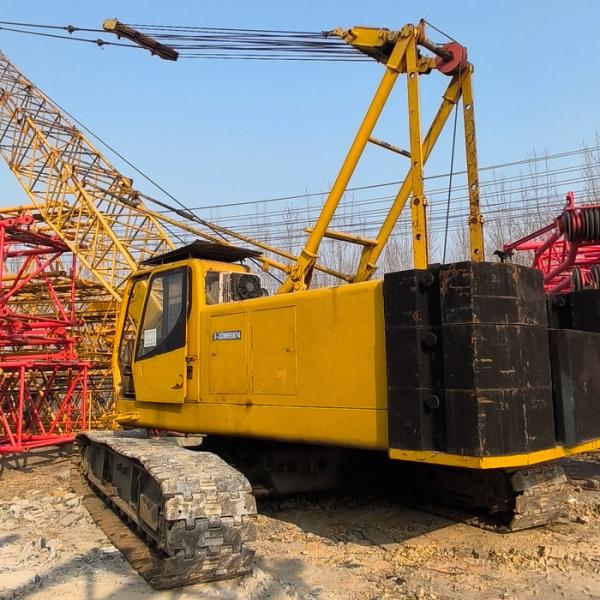 Buy Oil And Gas Industry Second Hand Crawler Cranes 650T With Load Moment Limiter Anti Two Block System at wholesale prices
