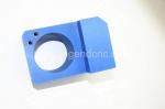 Blue CNC Milling Components , Nylon Parts Custom CNC Milling