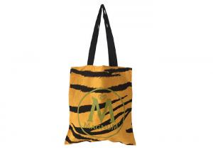 Quality Foldable Eco Tote Bag Water Printing Full Size Soft Durable 135Gsm 100% Cotton for sale