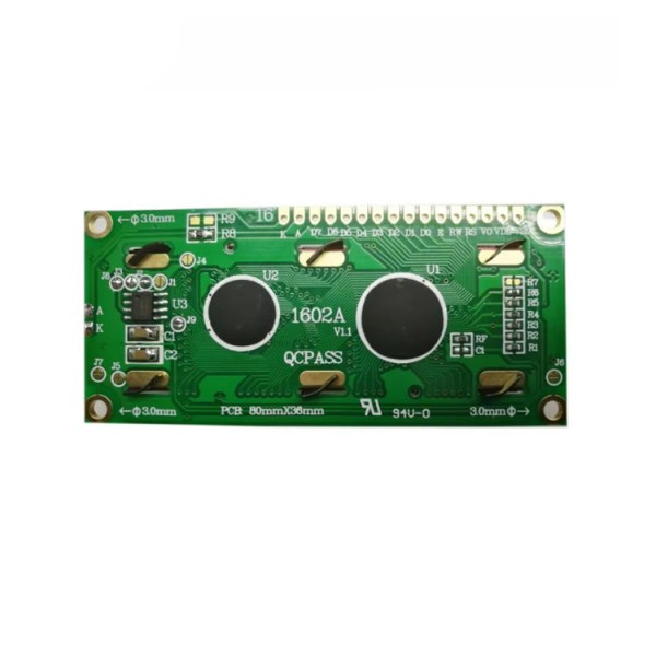 Custom Lcd Display 16x2 Lcd Module 3.3v Blue 1602 Character Lcd Module Display