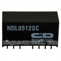 Quality NDL0512SC - C&amp;D Technologies - Isolated 2W Wide Input Single Output DC-DC Converters for sale