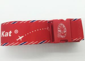 Quality Custom strong personalised Luggage straps with any color and any printing for sale