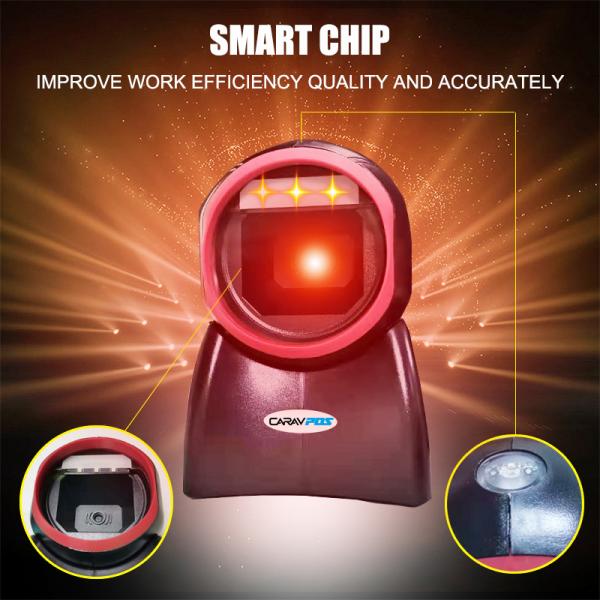 Desktop 2d Auto Sense POS Barcode Scanner Omnidirectional Qr Code Reader
