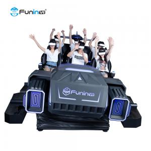 China Load bearing 600KG 9d VR Kids Amusement Rides Virtual Reality Car Racing 9D Vr Driving Simulator Equipment on sale