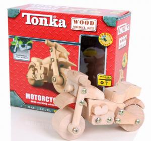 China TONKA assembled motorcycles / wooden toys / educational toys assembled car on sale