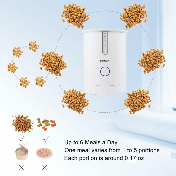 F3 Automatic Smart Wifi Pet Feeder 2.8L Time Setting App Control