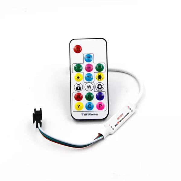 Mini LED Strip Smart Controller , Pixel Strip Controller For WS2811 WS2812 1903 16703