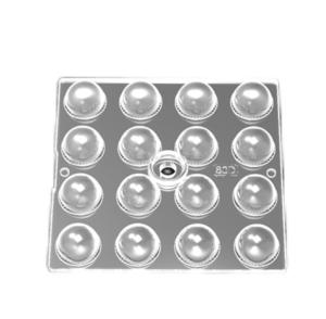 Transparent SMD3030 Micro Array Lens , Optical grade PC Flood Light Lens Array