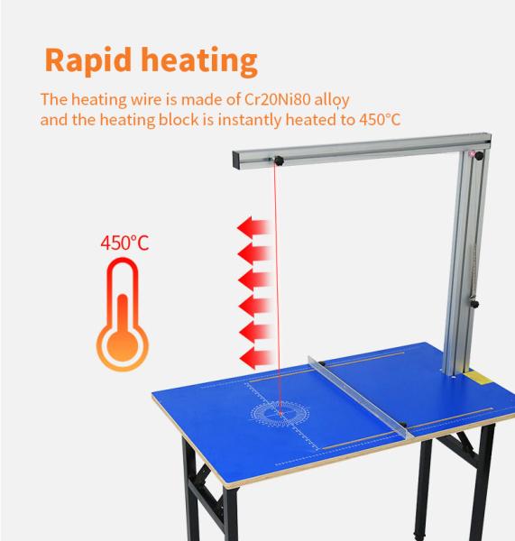 Buy Customized Hot Wire Foam Cutter Table With Foot Control Pedal at wholesale prices