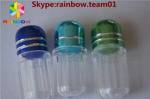 China empty plastic capsules pill container capsule case capsule shape container hexagonal shape capsule bottle on sale