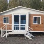 Modern White Fprefab Folding Container House / Fold Up Container House