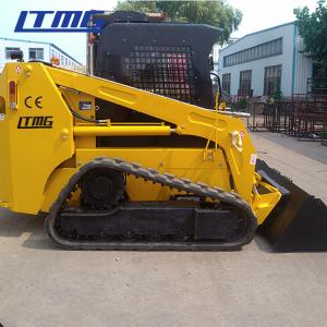 China Weichai Engine 1.5 Ton Mini Skid Steer Loader Machine 8/16km/H Speed on sale