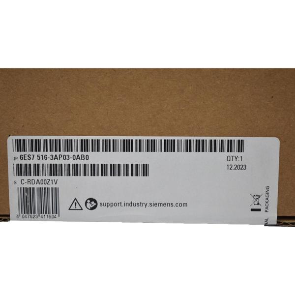 SIEMENS PLC SIMATIC S7-1500 CPU 1516-3 PN/DP 6ES7516-3AP03-0AB0 IMATIC MEMORY CARD REQUIRED
