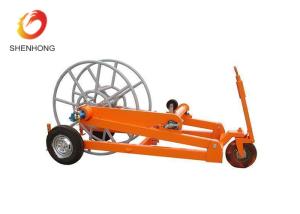 China TakeUp Reel And Carriage Auto Rewind Hose Reel Work With Hydraulic Puller Tensioner For Winding on sale