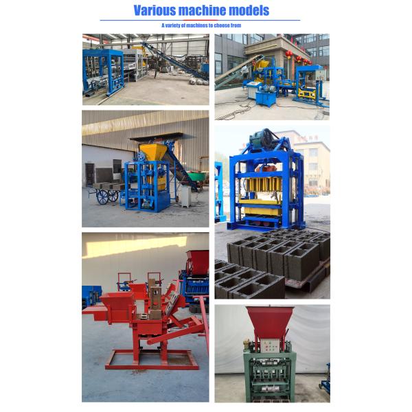 Factory Wholesale Price High Quality 6-30 Mobile Hydraulic Automatic Brick Machine for Building Construction