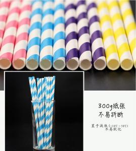 Quality Hot sale biodegradable bar thick paper straw,biodegradable drinking bamboo design paper straws,Paper straw customized lo for sale