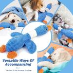 Dog Chew Toys for Aggressive Chewers, Indestructible Tough Squeaky Interactive