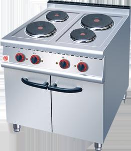 Quality Commercial Kitche Cooker Round Plate 4 Hot Plate Electric Cooking Stove With Oven for sale