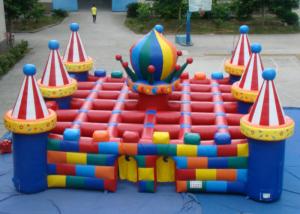 China Colourful circus big  inflatable maze sport game outdoor inflatable sport games for sale on sale