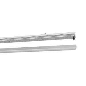 Quality 180LM/W LED Linear Trunking System Optical Lens Steel Material for sale