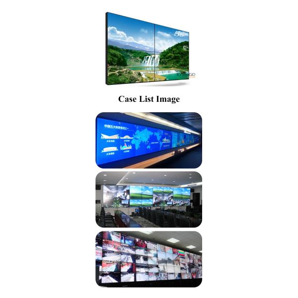 Ultra Narrow Bezel 55 Inch LCD Splicing Screen lcd panels for video wall