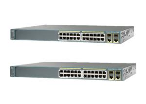 Cisco 2960 Plus 24 Port Fast Ethernet Switch L2 WS-C2960+24PC-S 24X10/100Mbps