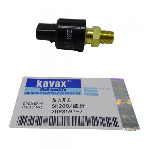 Quality 20PS597 - 7 Excavator Pressure Sensor Pressure Operated Switch SH60 SH120 SH200 for sale