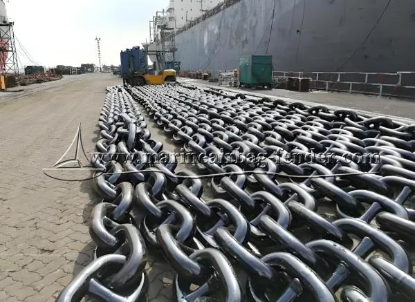 Buy Heavy Offshore Mooring Chain High Strength Various Sizes Available at wholesale prices