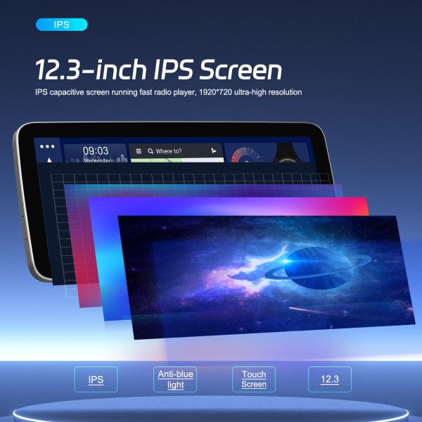 Experience Entertainment with Universal Car Fitment 12.3inch Car Multimedia Player