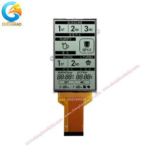 China 12 O' Clock Vieiwng Angle Monochrome LCD Panel With FPC Connector 150 Cd/M2 Brightness on sale