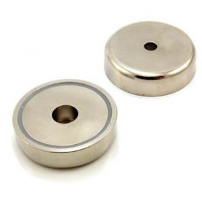 Quality N35 Permanent Strong Monopole Neodymium Cup Pot Magnet for Packing for sale