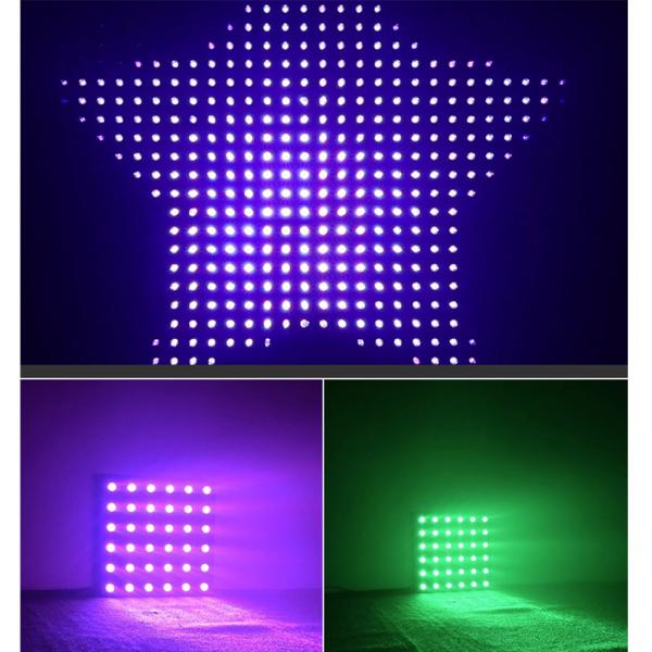 36x 3W Matrix Full Color Matrix Light Led Disco Bar Atmosphere Matrix Panel Light Splicing Dyed Background Light RGBW LED