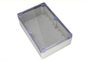 Quality Sealed 263*182*60mm Ip65 Plastic Enclosures With Clear Lid for sale