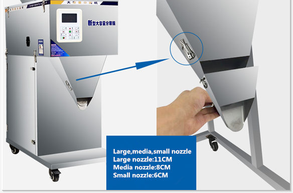 Semi Automatic Tea Weighing Machine Multifunctional For Powder Filling 2500g
