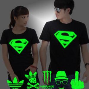 China hot cake flashing superman t-shirt/cotton t-shirt/ custom t-shirt with customized design on sale