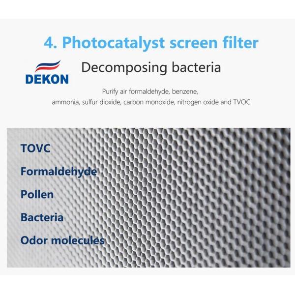 Air purifier with UV sterilization lamp H13 medical level HEPA filter WIFI control and anion generator optional