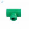 Large Size Green PPR Pipe Fittings , PPR Reducer Tee With Easy Installation for sale