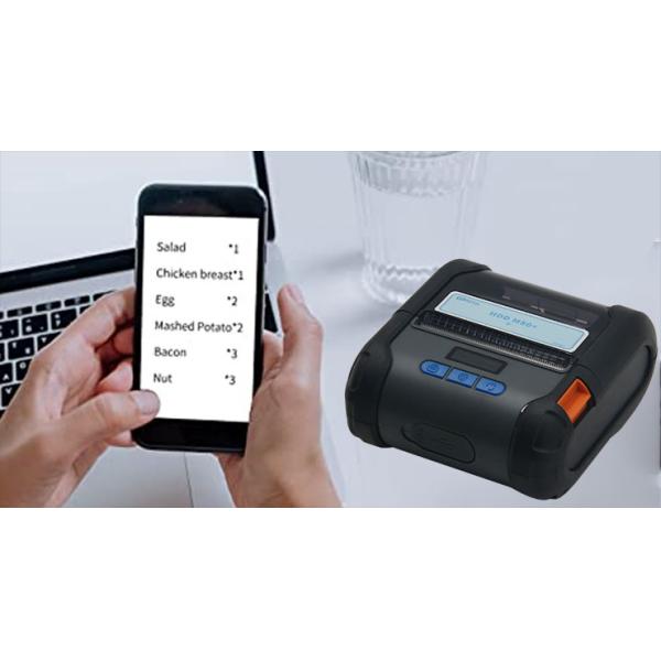 90mm/s Black Thermal Printer for Delivery and Warehouse Labeling Efficiency