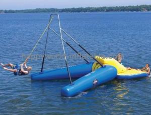 Quality inflatable floating obstacle course for pool , inflatable pool obstacle for sale