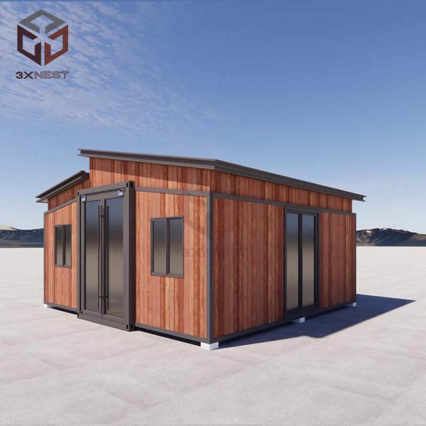 Buy Temporary Flat Pack Folding House Expanding Shipping Container Home at wholesale prices