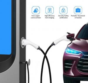 Quality Portable Car EV Charger Extension Cord 22kw 32A Three Phase Charger Cable for sale