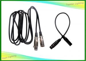China Indoor Stage Lighting Parts , Custom 3 Pin Dmx Cable Cord Length on sale