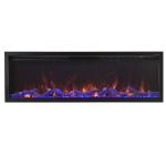 Quality 2800mm Built-in Electric Fireplace 750-Watt / 1500-Watt Three Diming LED Light for sale