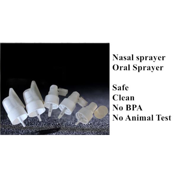 No Spill Pharmaceutical Bottle Packaging Pump 30/400 PP Nasal Sprayer Pump