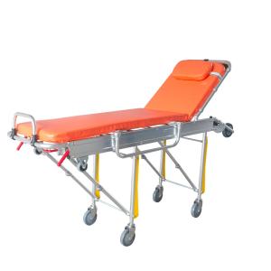 Buy cheap Emergency Medical Loading Folding Ambulance Stretcher With Aluminum Alloy from wholesalers