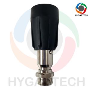 China Adjustable Brass Fire Hose Reel Nozzle With High Pressure Jet And Rubber House For Roller Hose Reel on sale