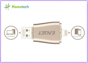 China Portable Android OTG USB Flash Drive 128gb 3 In 1 Aluminum For Iphone on sale