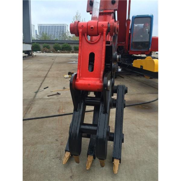 Medium Hydraulic Grapple Equipment With Bucket Teeth 21.5mpa Voltage